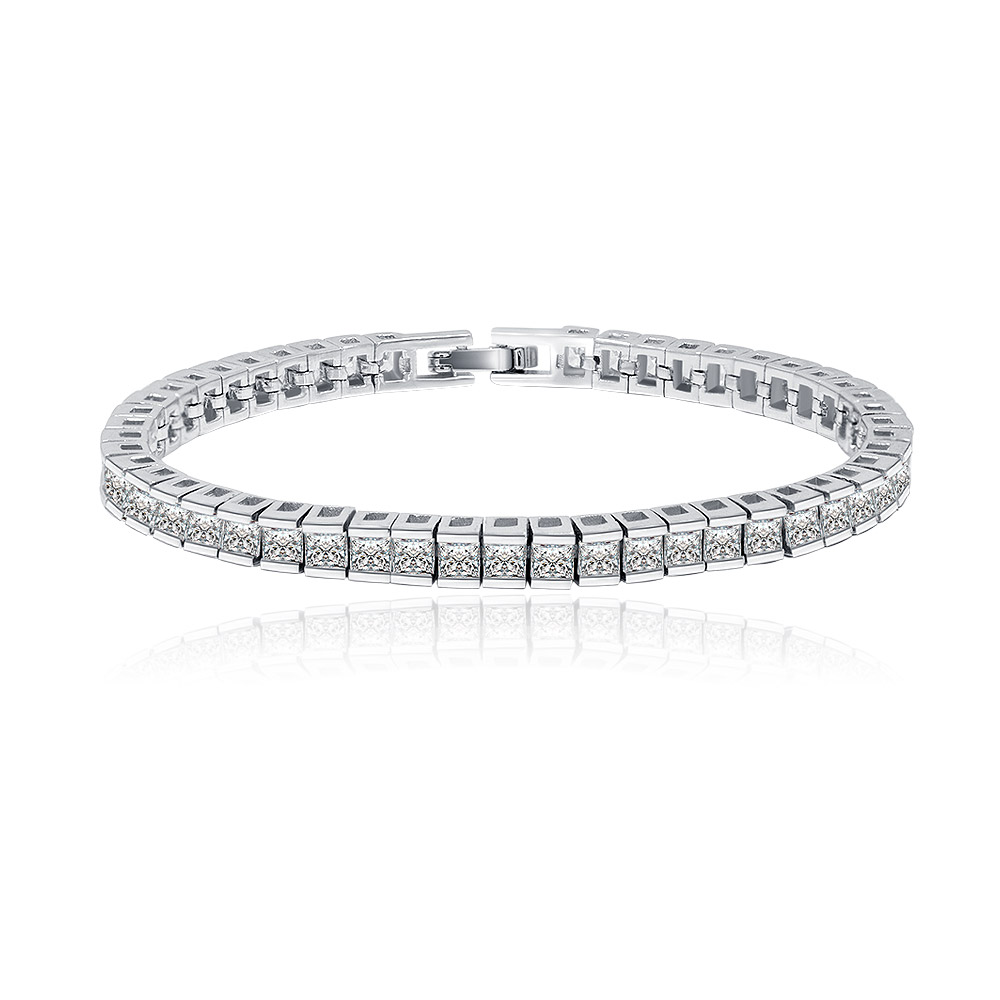 4mm Cubic Zirconia Tennis Bracelet